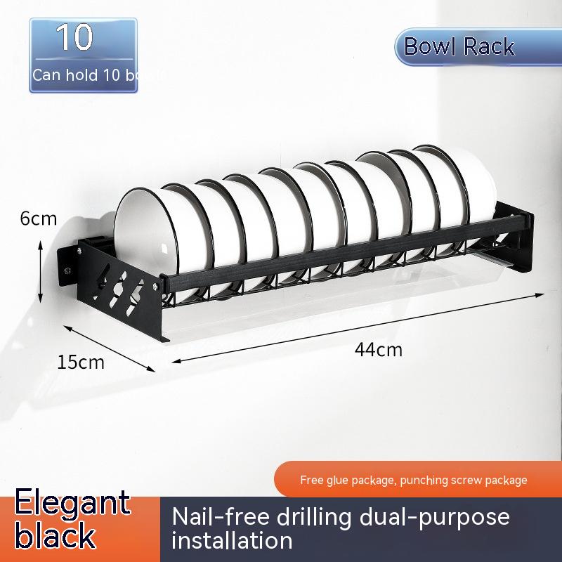 Suzannah's Kitchen Stainless Steel Wall-Mounted Dish Rack