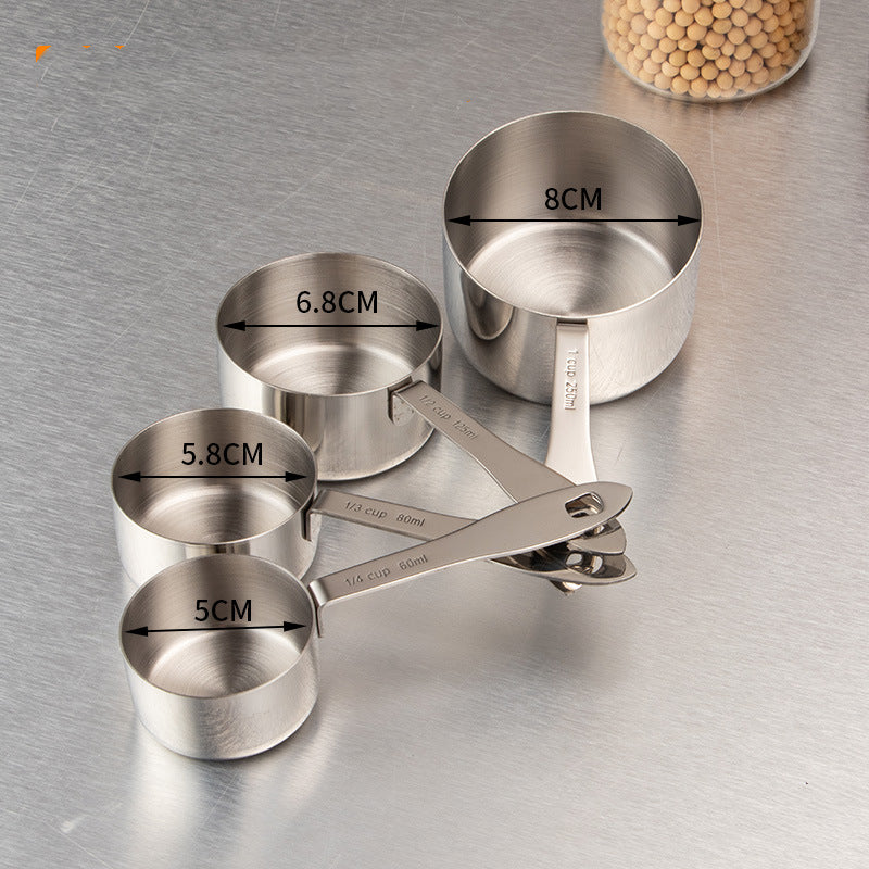 Stainless Steel Dry Measuring Cup Set