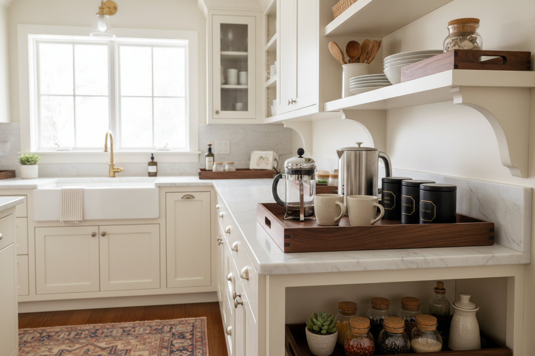 Quiet Your Space: Eliminate Countertop Clutter in Your Kitchen