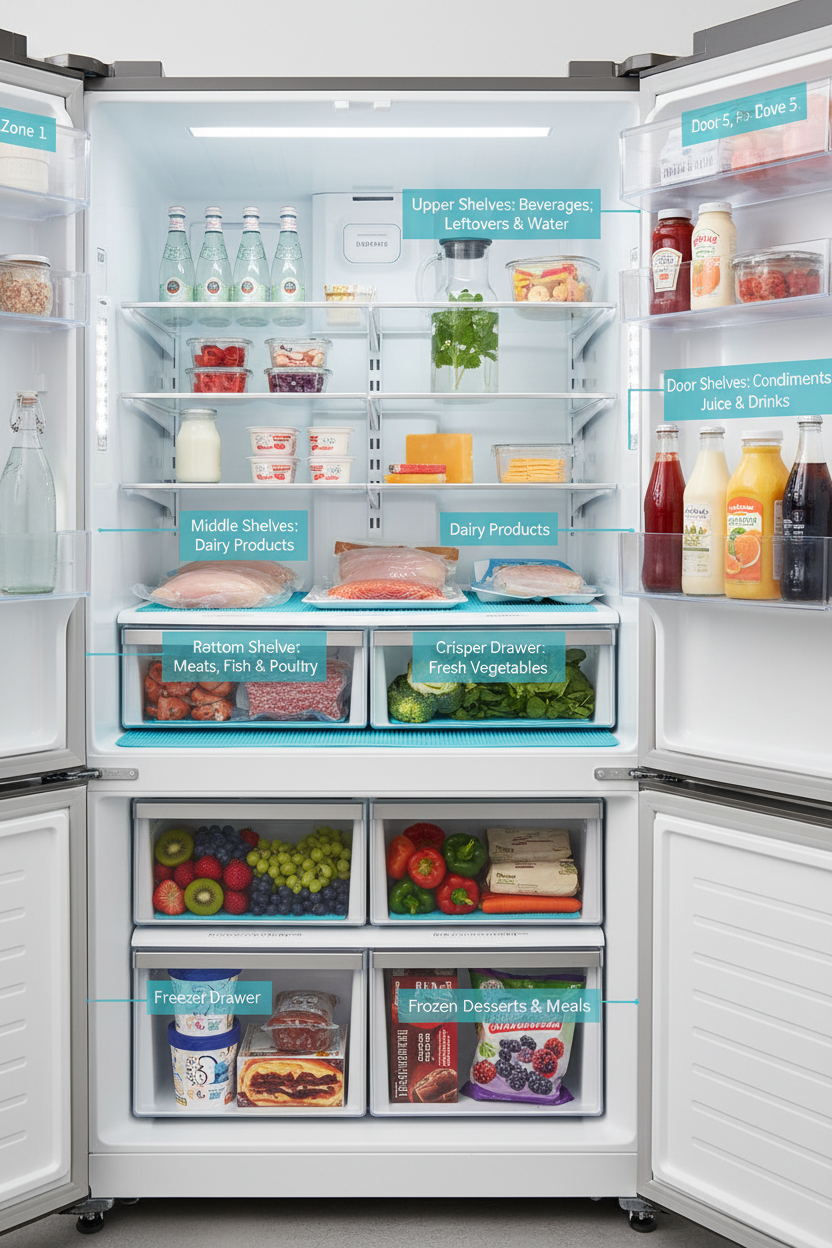 Refrigerator Organization: Beyond Basic Shelves and Drawers