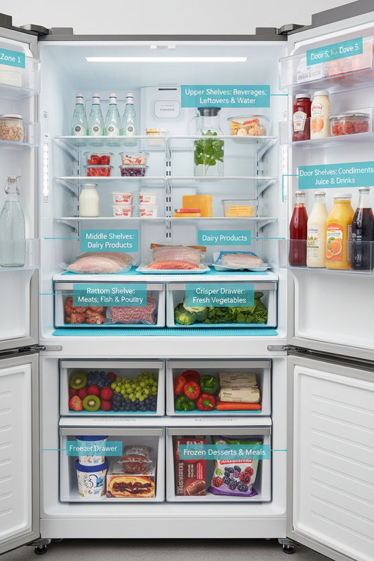 Refrigerator Organization: Beyond Basic Shelves and Drawers