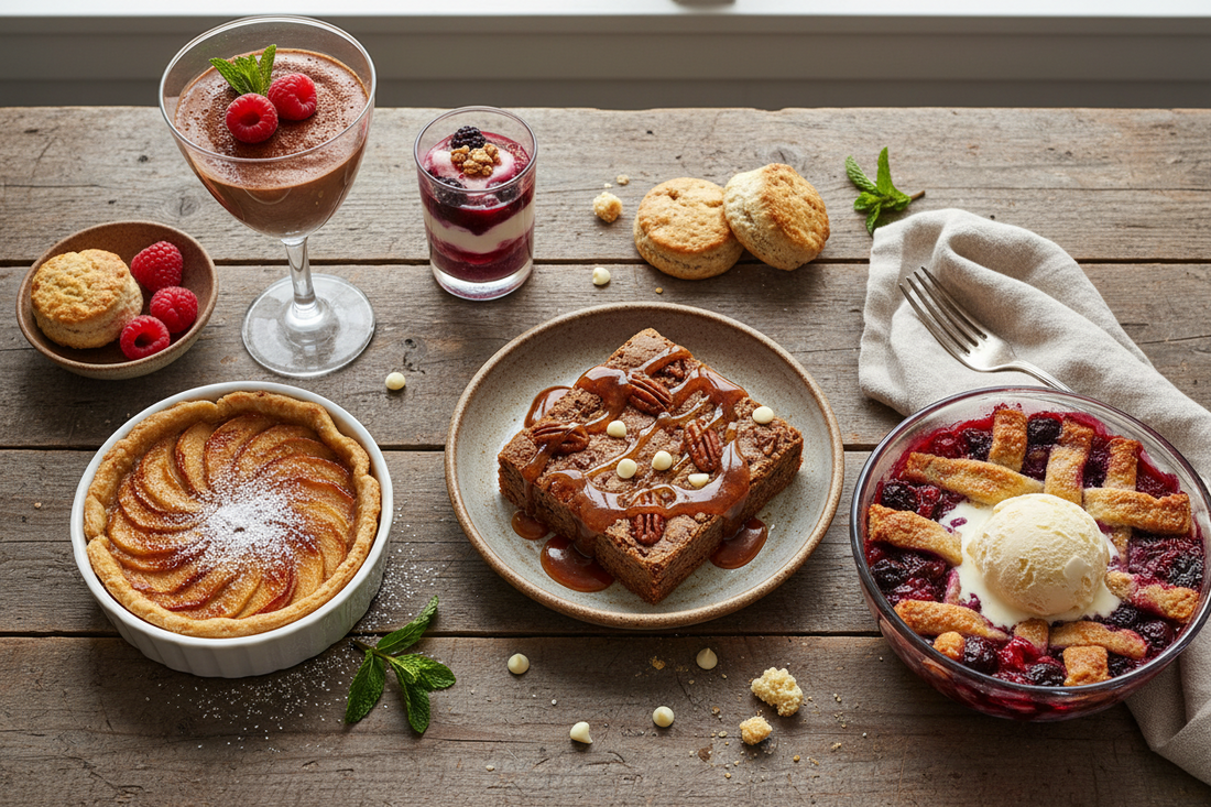 Desserts for Different Types of Individual Dessertware