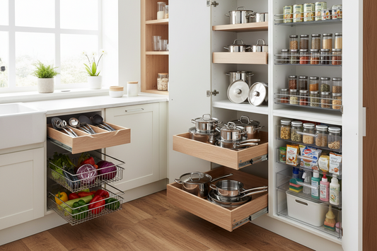 Kitchen Pull-Outs: Instantly Increase Storage Space and Functionality