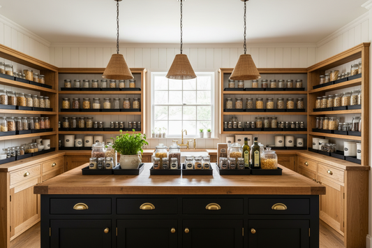 Kitchen Organization: The Art of Using Trays for a Polished and Functional Space