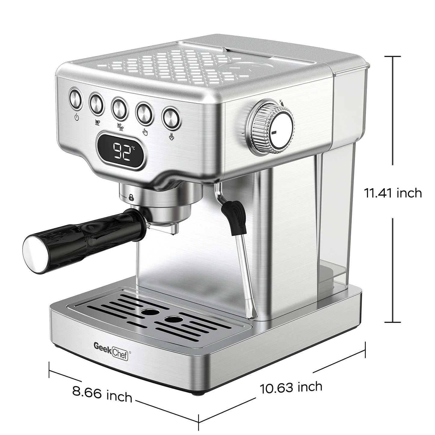 20 Bar Double Cup-Espresso Machine-1.8L