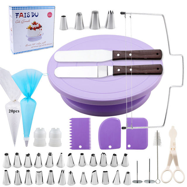 62PC Cake Decorating Piping Set