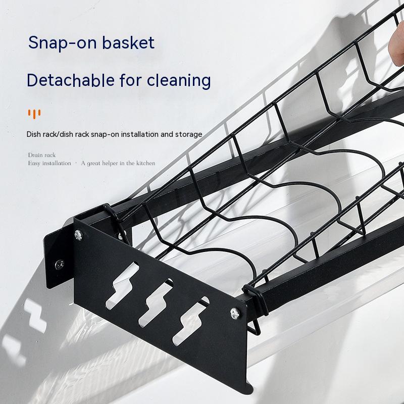 Stainless Steel Wall Dish Rack