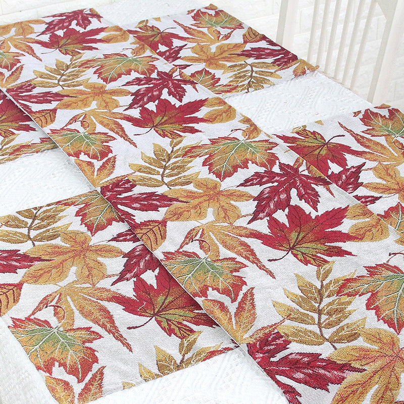 Table Linens: Maple Leaf Table Runner & Placemats