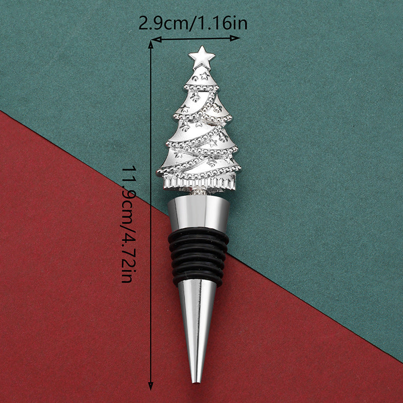 Holiday Tree Wine Bottle Stopper