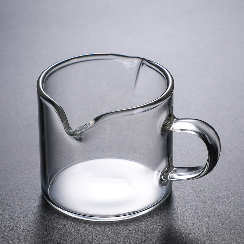 Clear Glass Milk Cup