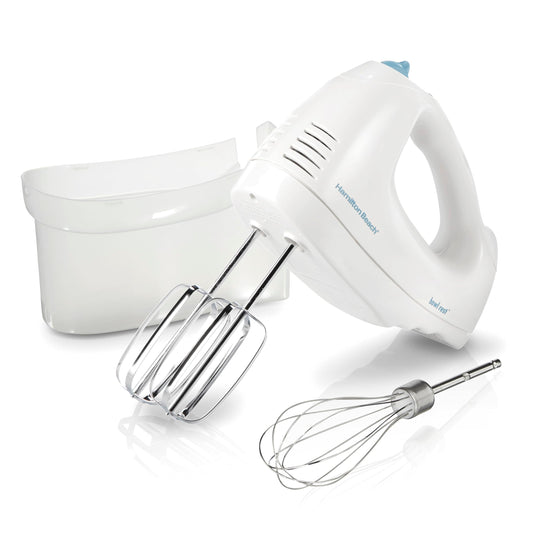 Hamilton Beach® 6-Speed Hand Mixer with Stainless Steel Wire Whisk & Snap-On Case