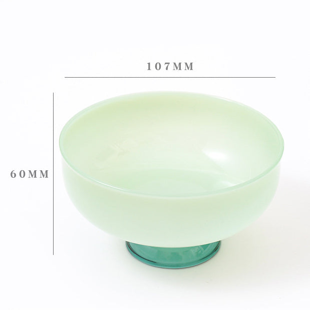 Colored Glass Dessert Bowls