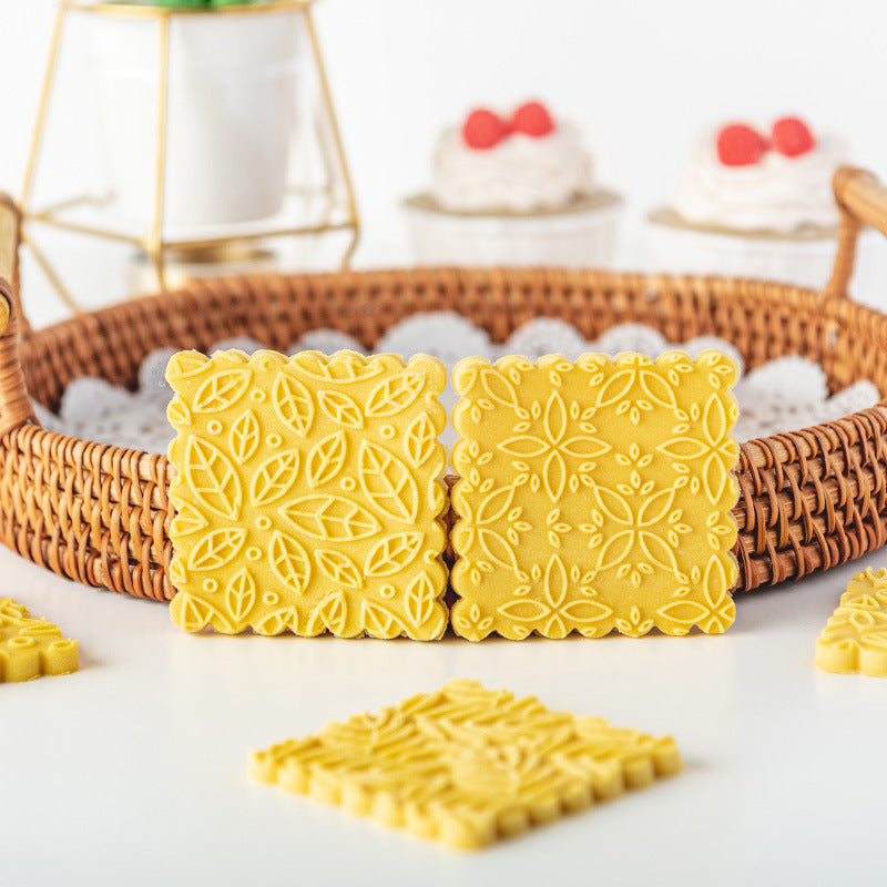 Assorted Leaves Embossed Rolling Pin