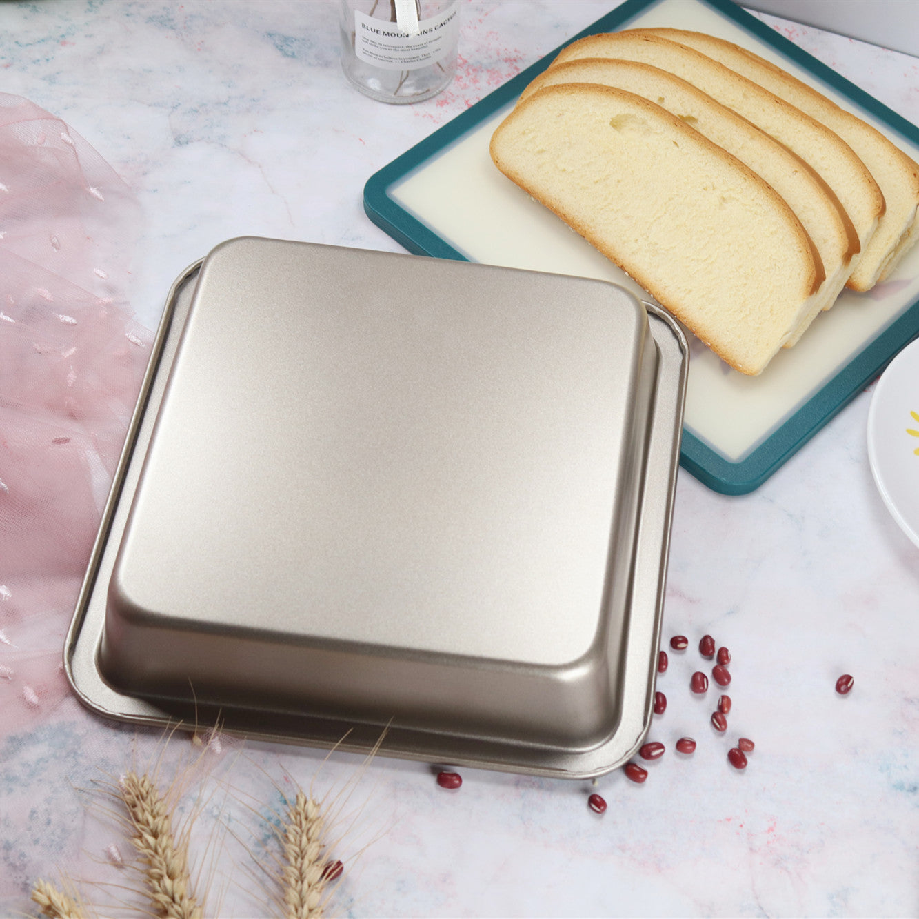 Square Carbon Steel Non-Stick Baking Pan 9in