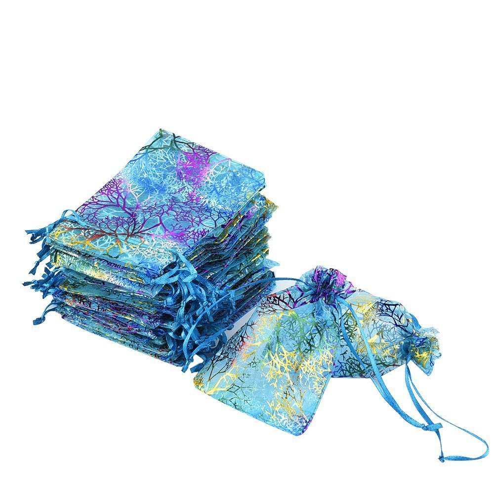 50PC Colorful Organza Bags