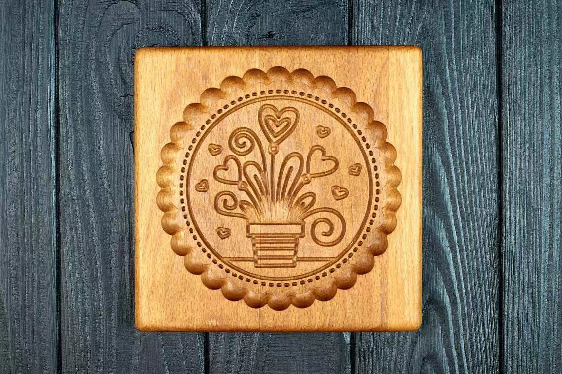 Wooden Animal, Nature, Decorative Stamp Molds