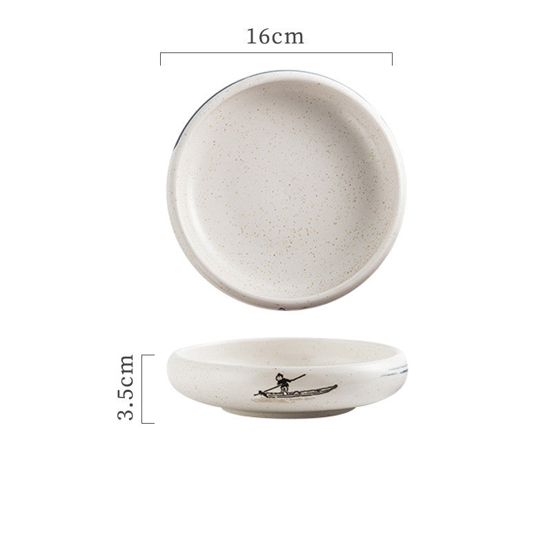 Tableware: Shallow Ceramic Disc Bowls