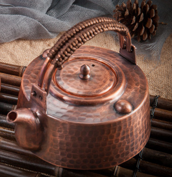 Hammered Copper Tea Kettle