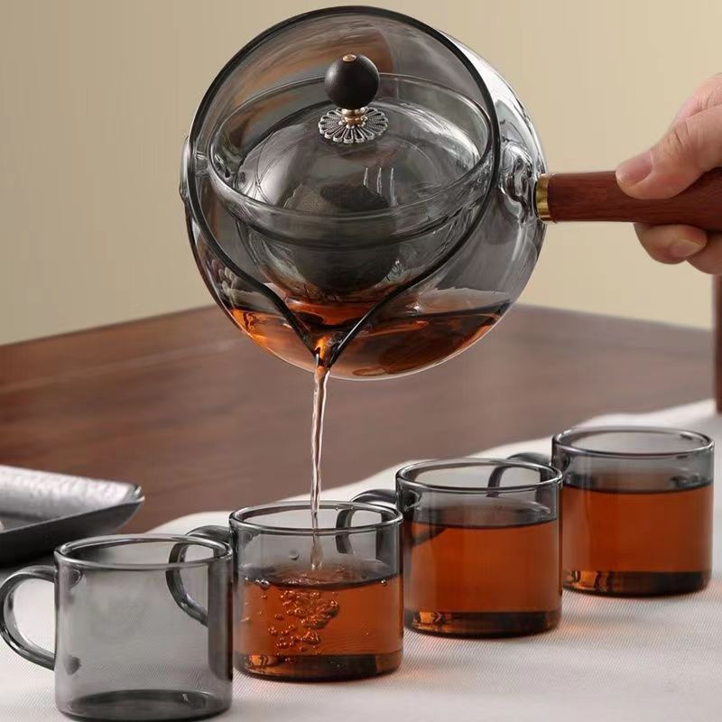 Rotating Glass Tea Brewer Set