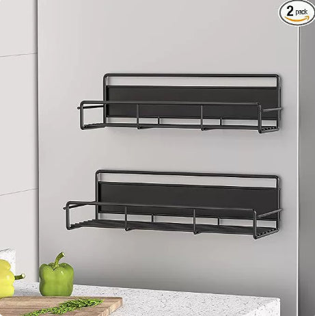 Side-mounted Rack For Washing Machines Multi-functional Refrigerator Organizer