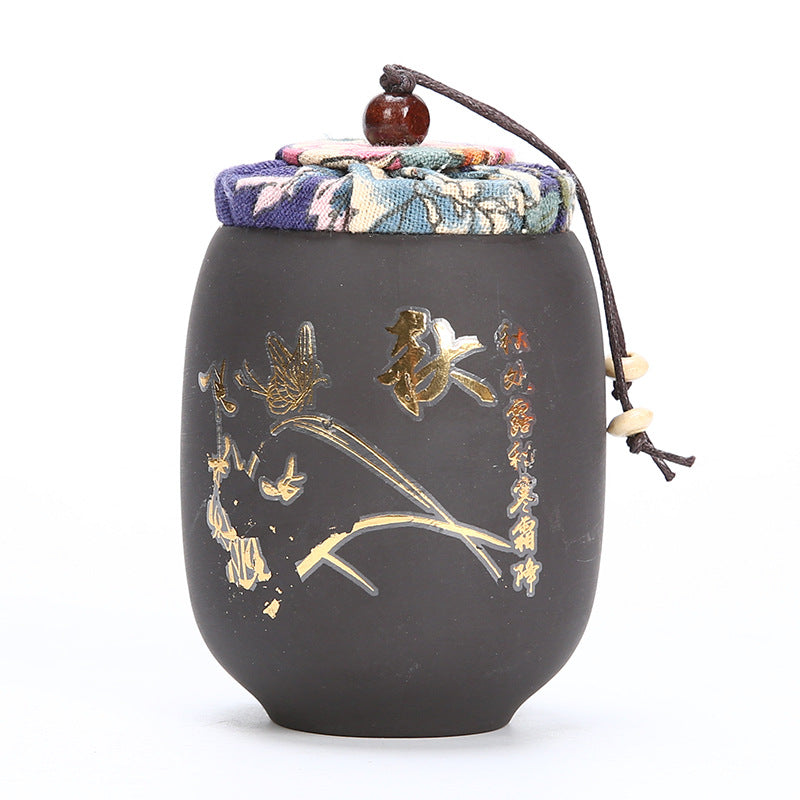 Chinese Four Seasons Tea Jar