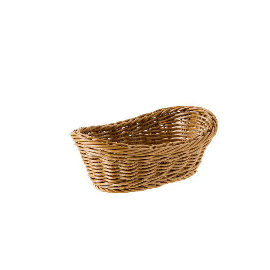 Contoured Wicker Basket