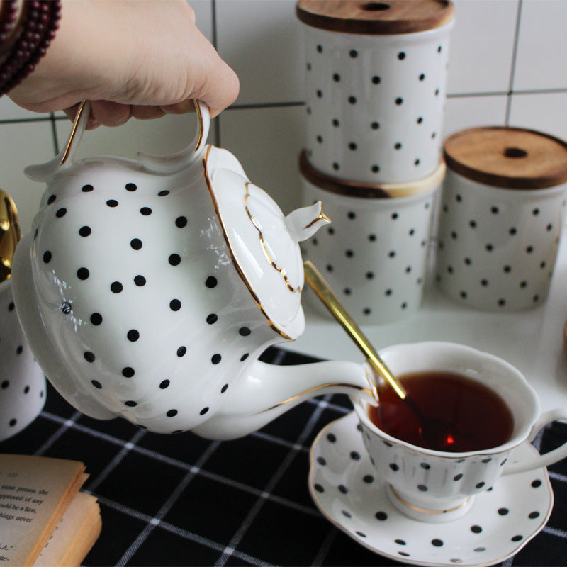 French Retro 2 Bone China Tea Set