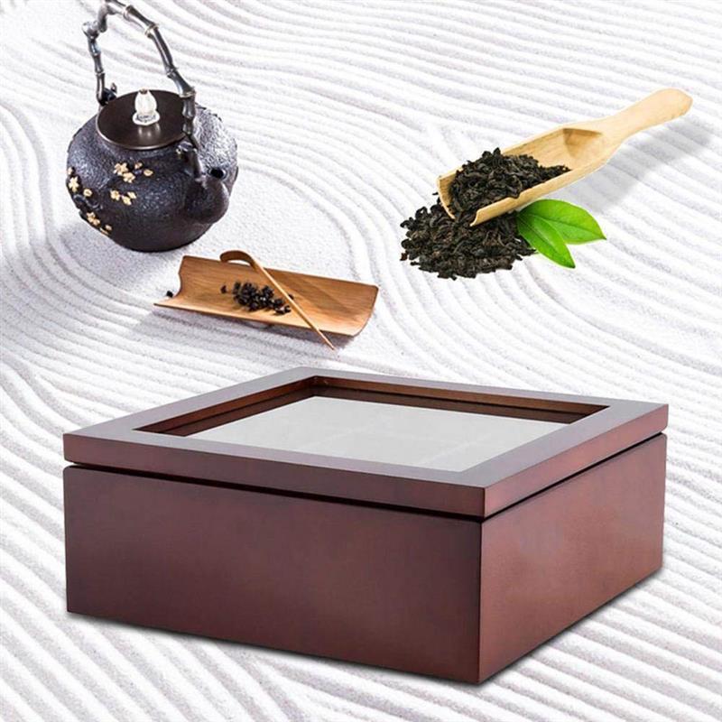 Wooden Tea  Organizer Box