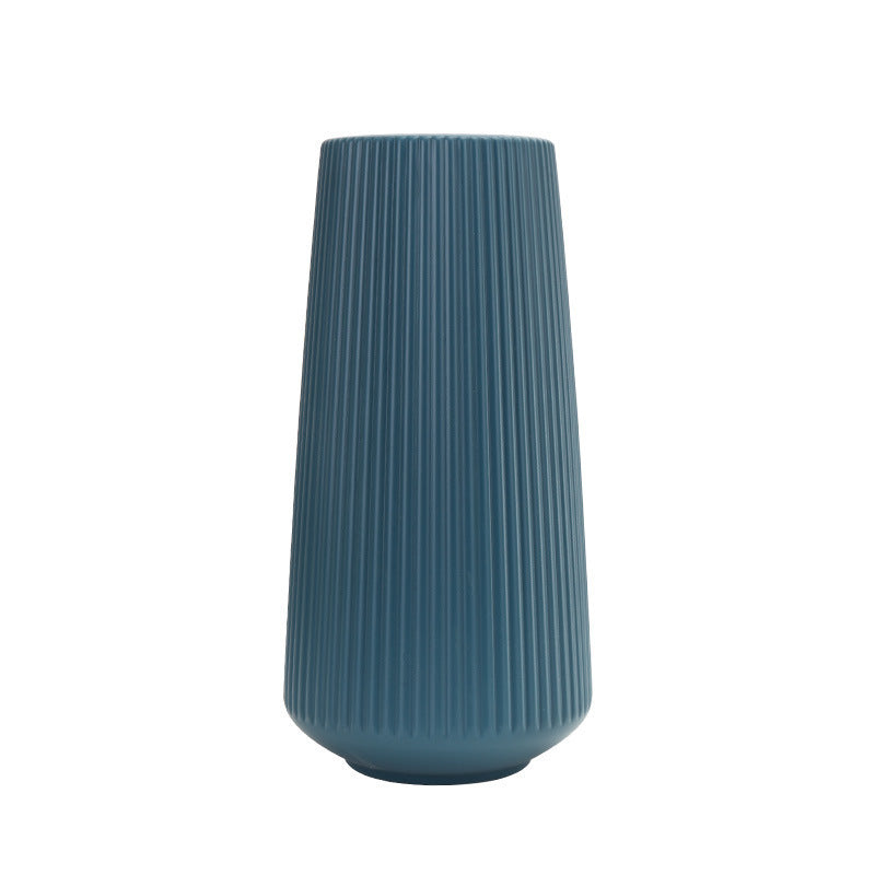 Tapered Cylinder Plastic Vase