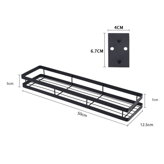 Metal Wall-Mount Spice Racks