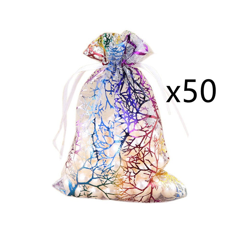 50PC Colorful Organza Bags