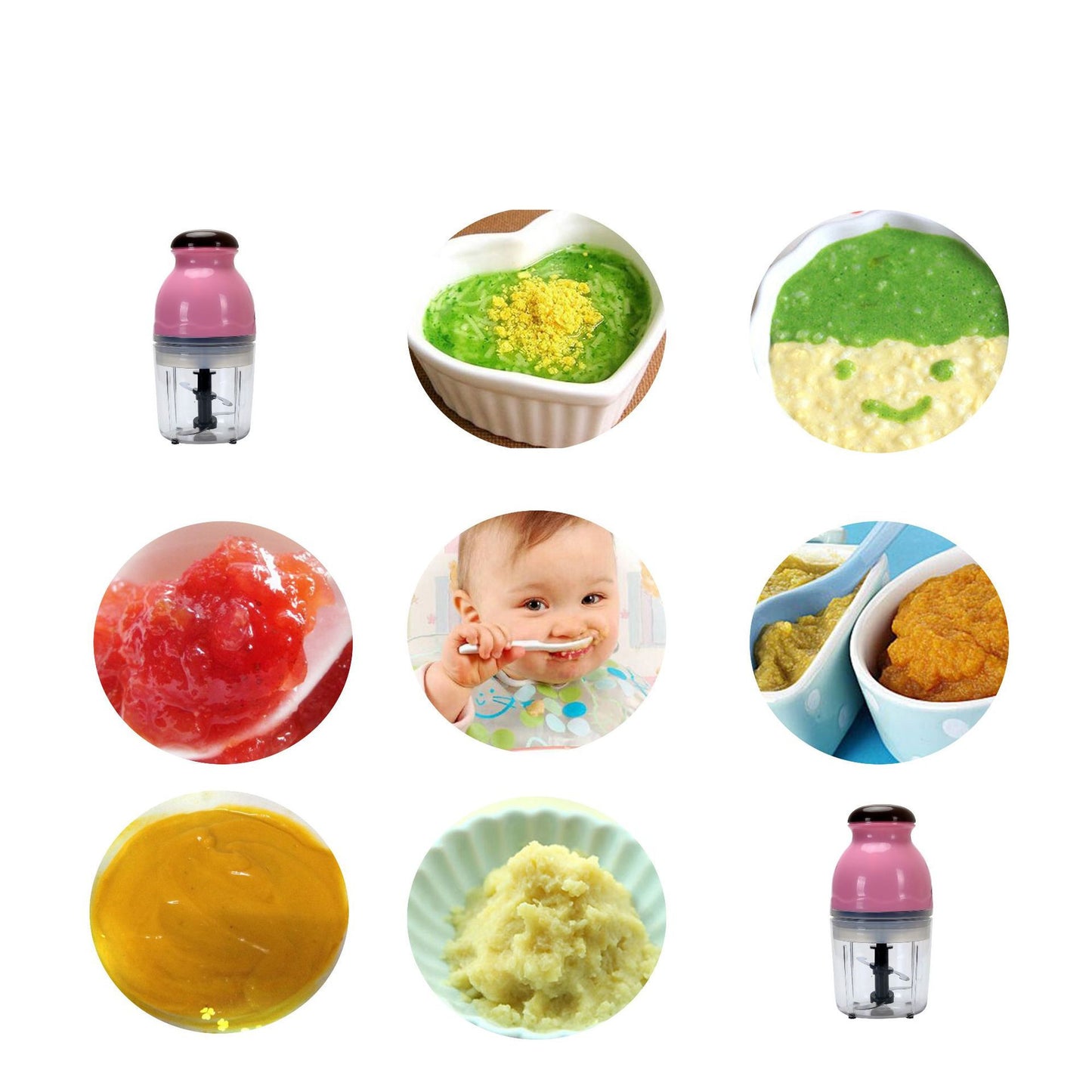 Portable 500ml USB Food Processor