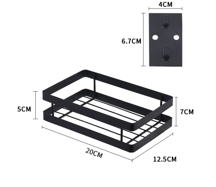 Metal Wall-Mount Spice Racks