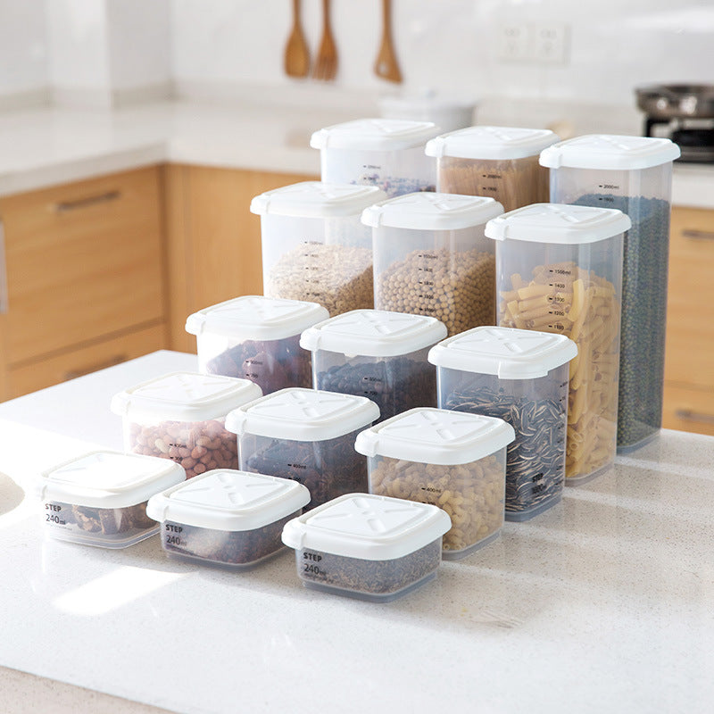 Airtight Plastic Measuring Containers