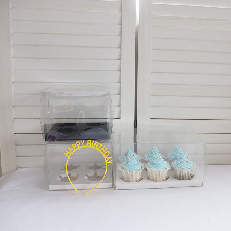 Clear Cupcake Gift Boxes