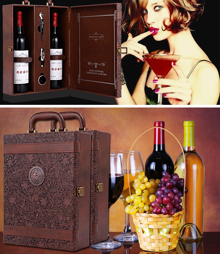 Leather Wine Box