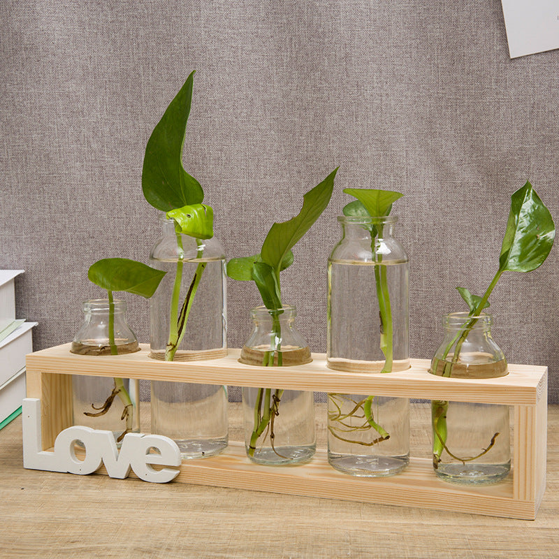 "Love" Hydroponic Vase Stand