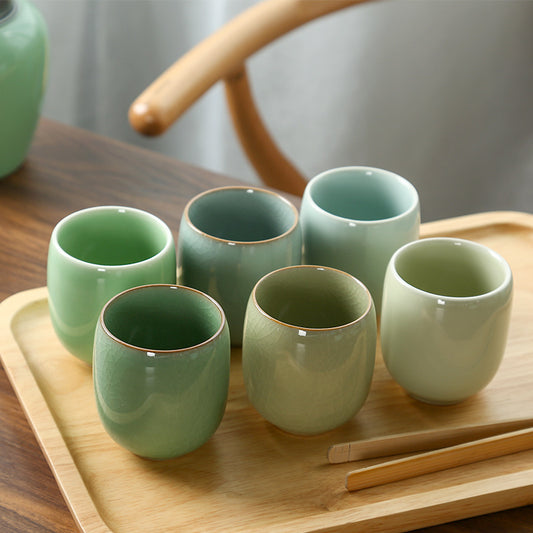 Glazed Ceramic Chinese Tea Cups