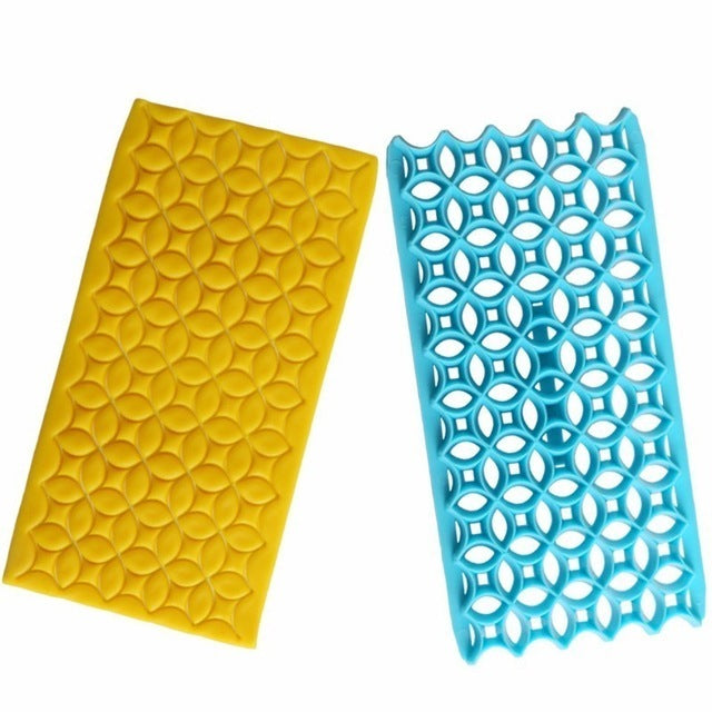 Lattices Cake Border Silicone Fondant Mold