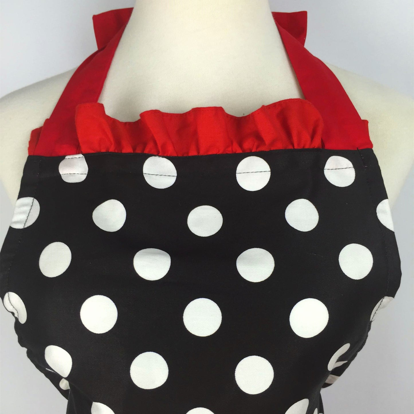 Polka Dot Ruffles & Bows Apron