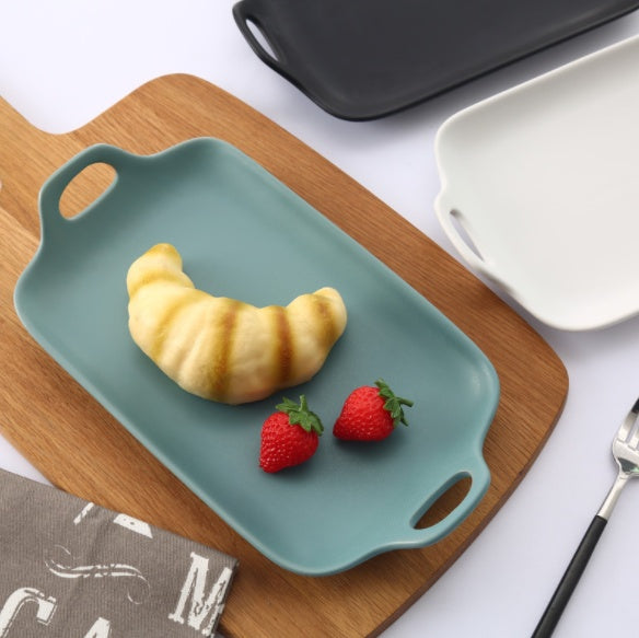 Japanese Ceramic Double Ear Baking Tray