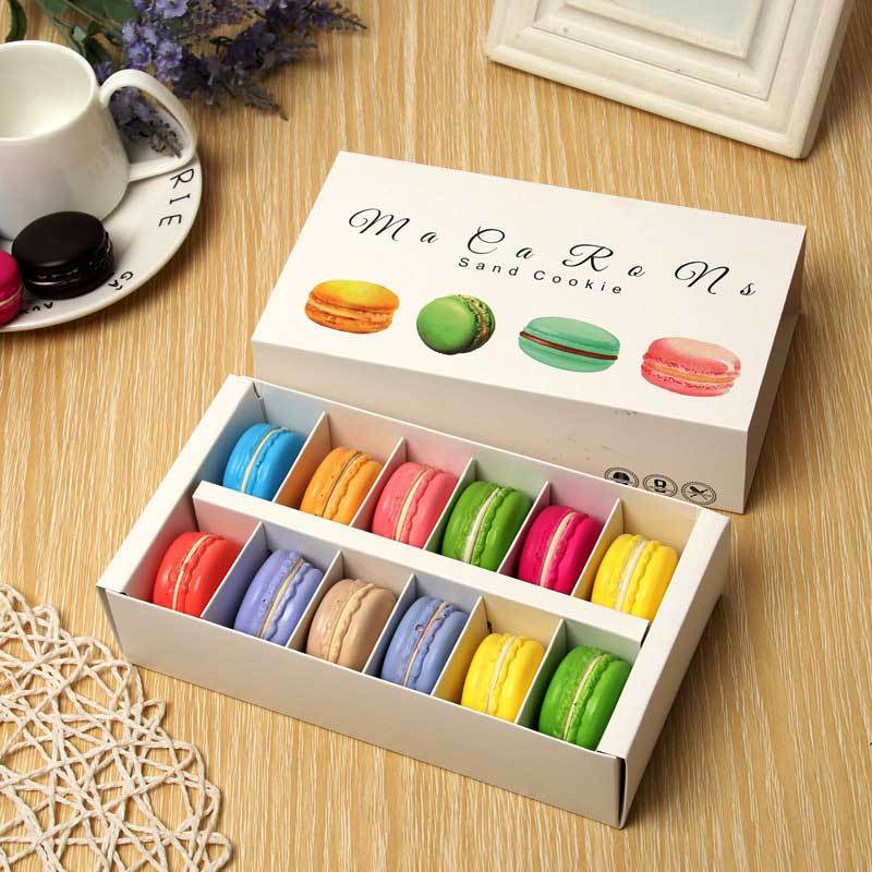 Bakery Boxes: Hot Stamped Macaron Box