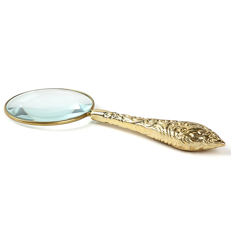 Home & Garden: Decorative Handheld Magnifying Glass Gold /Silver