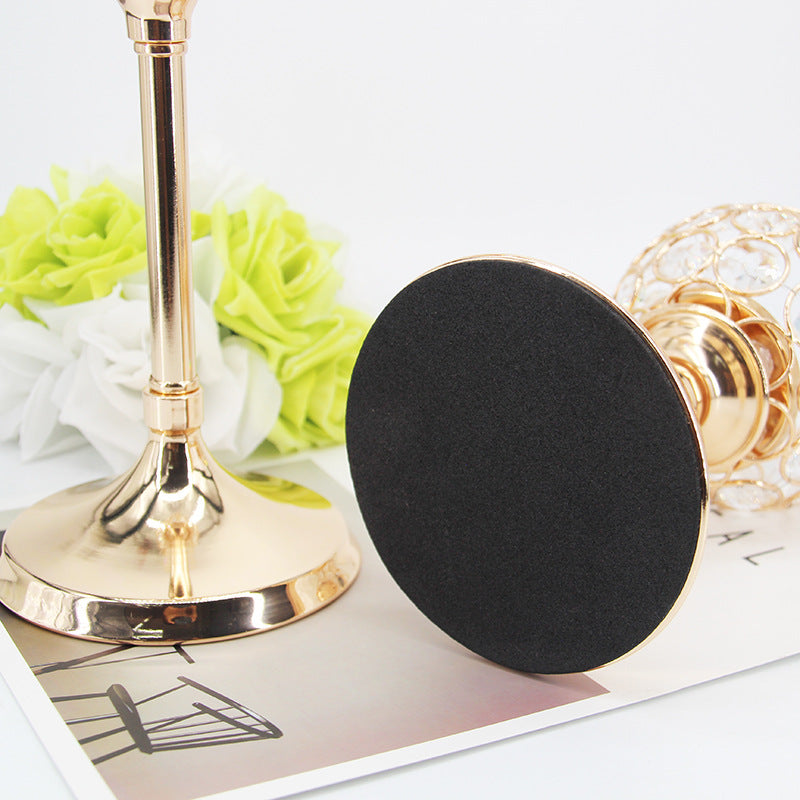 Candle Holder-Golden Crystal