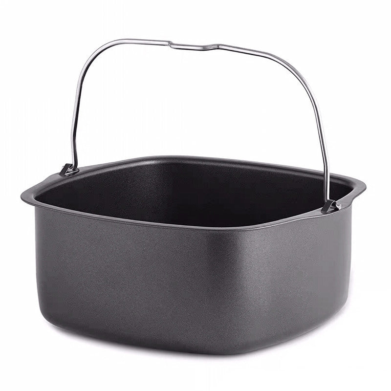 Square Deep Metal Baking Bucket