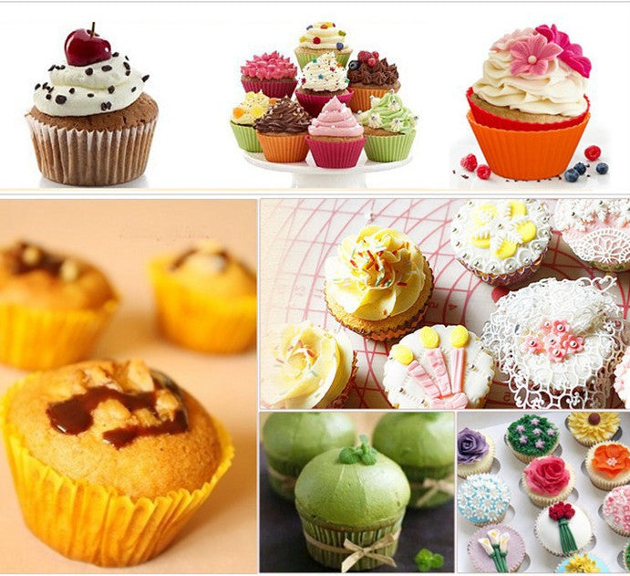 10PC Silicone Cupcake Baking Cups