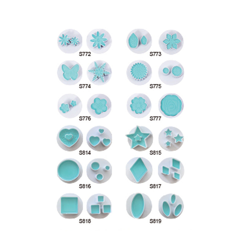 Spring Shapes Fondant Press