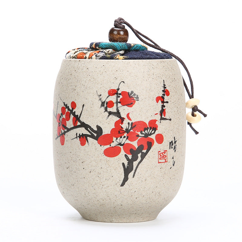 Chinese Four Seasons Tea Jar