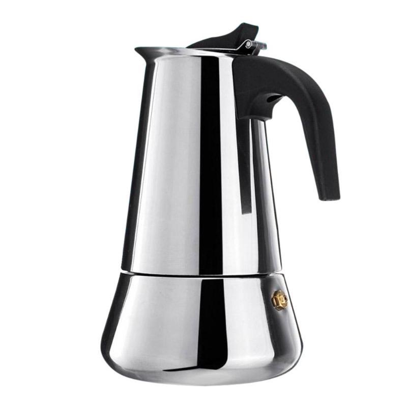 Polished Stainless Moka Pot-4 Sizes