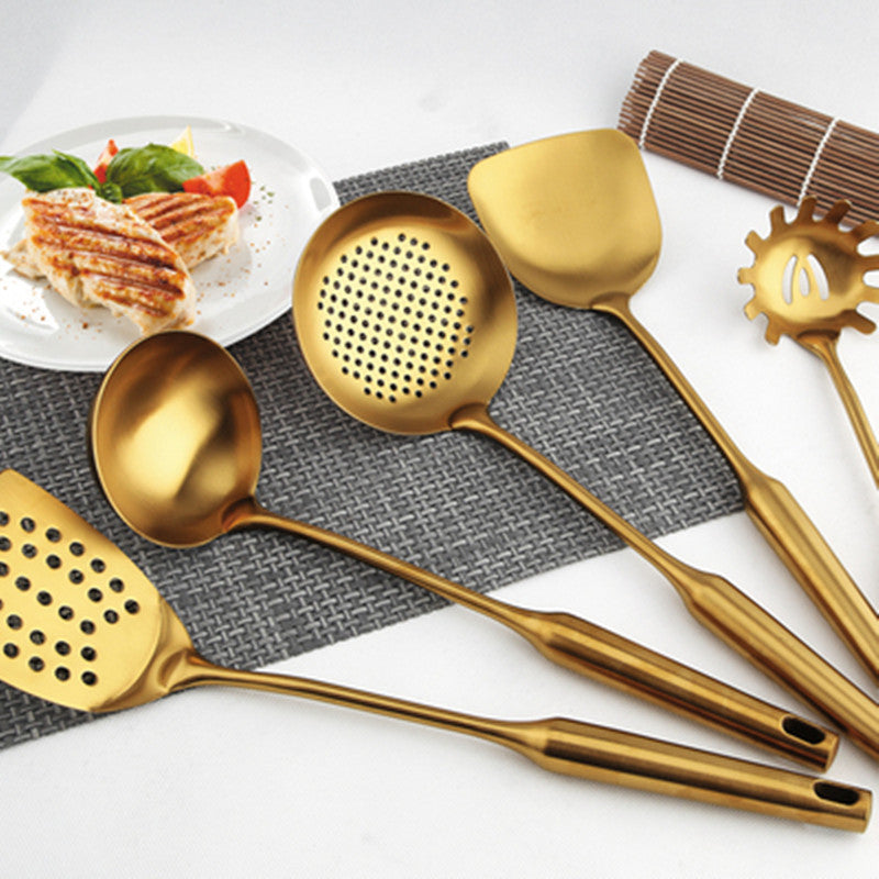 Kitchenware: Golden Kitchen Utensil Set